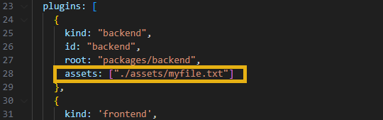 Event output.